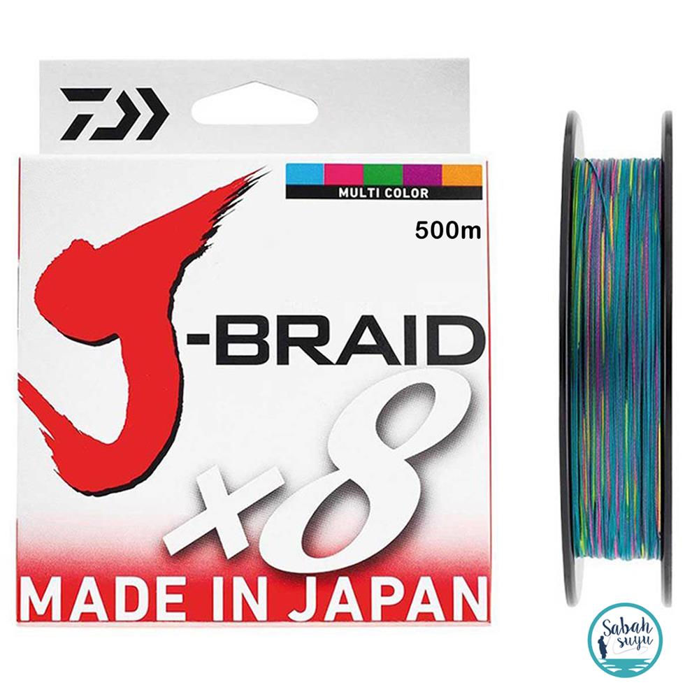 Daiwa J Braid 8X İp Misina 500mt Multicolor