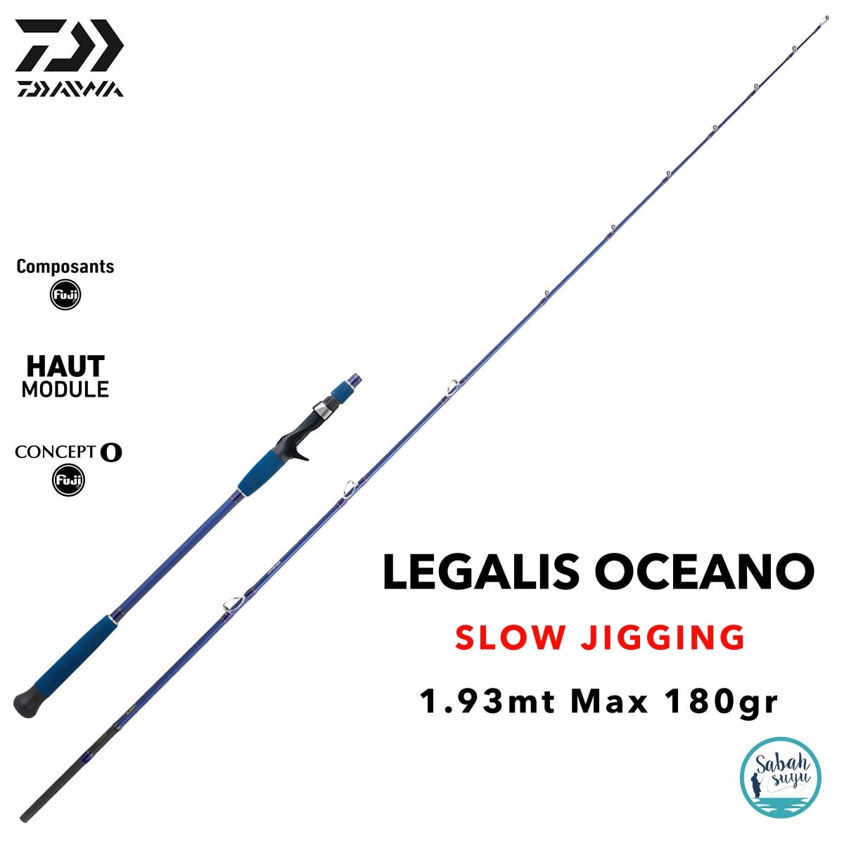 Daiwa Legalis Oceano JG 1.93mt Max 180gr (S2P) Tetikli Slow Jigging Kamış