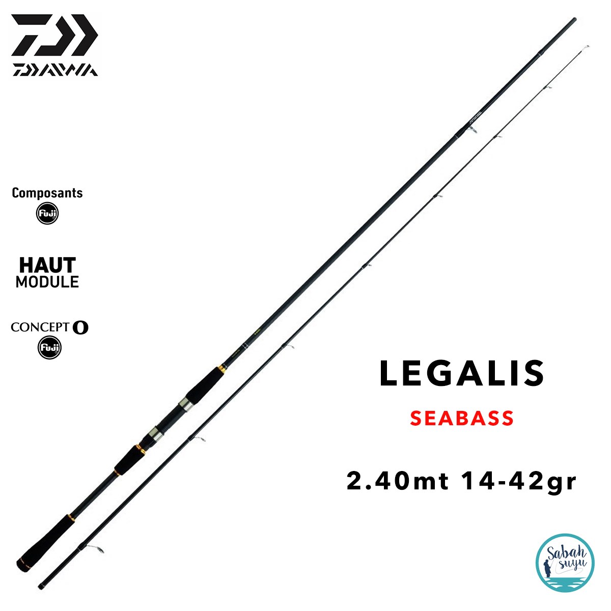 Daiwa Legalis Seabass AF 2.40m 14-42gr (2P) Spin Kamış
