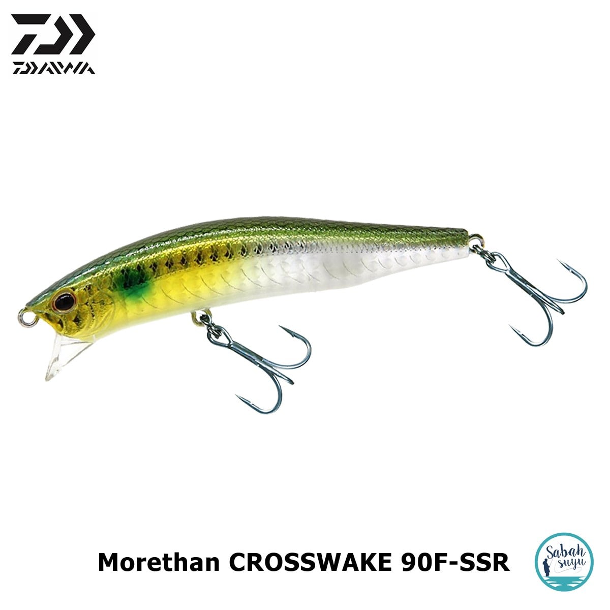 Daiwa Morethan Crosswake 90F-SSR Suni Yem 9cm 13.7gr Gold Glow Inakko