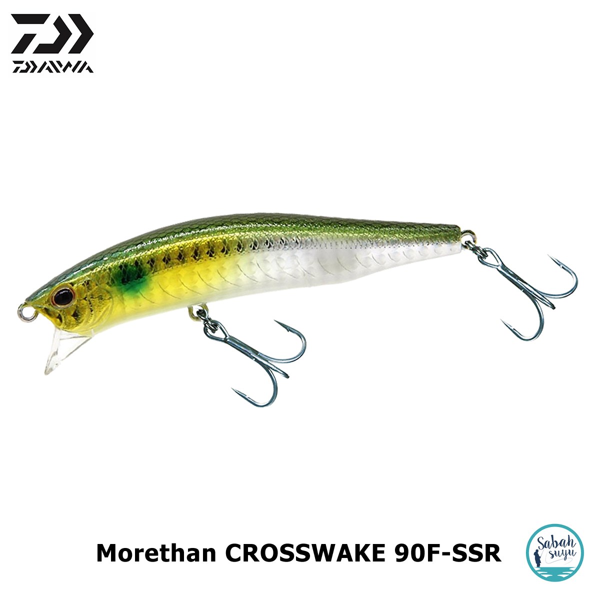 Daiwa Morethan Crosswake 90F-SSR Suni Yem 9cm 13.7gr Gold Glow Inakko