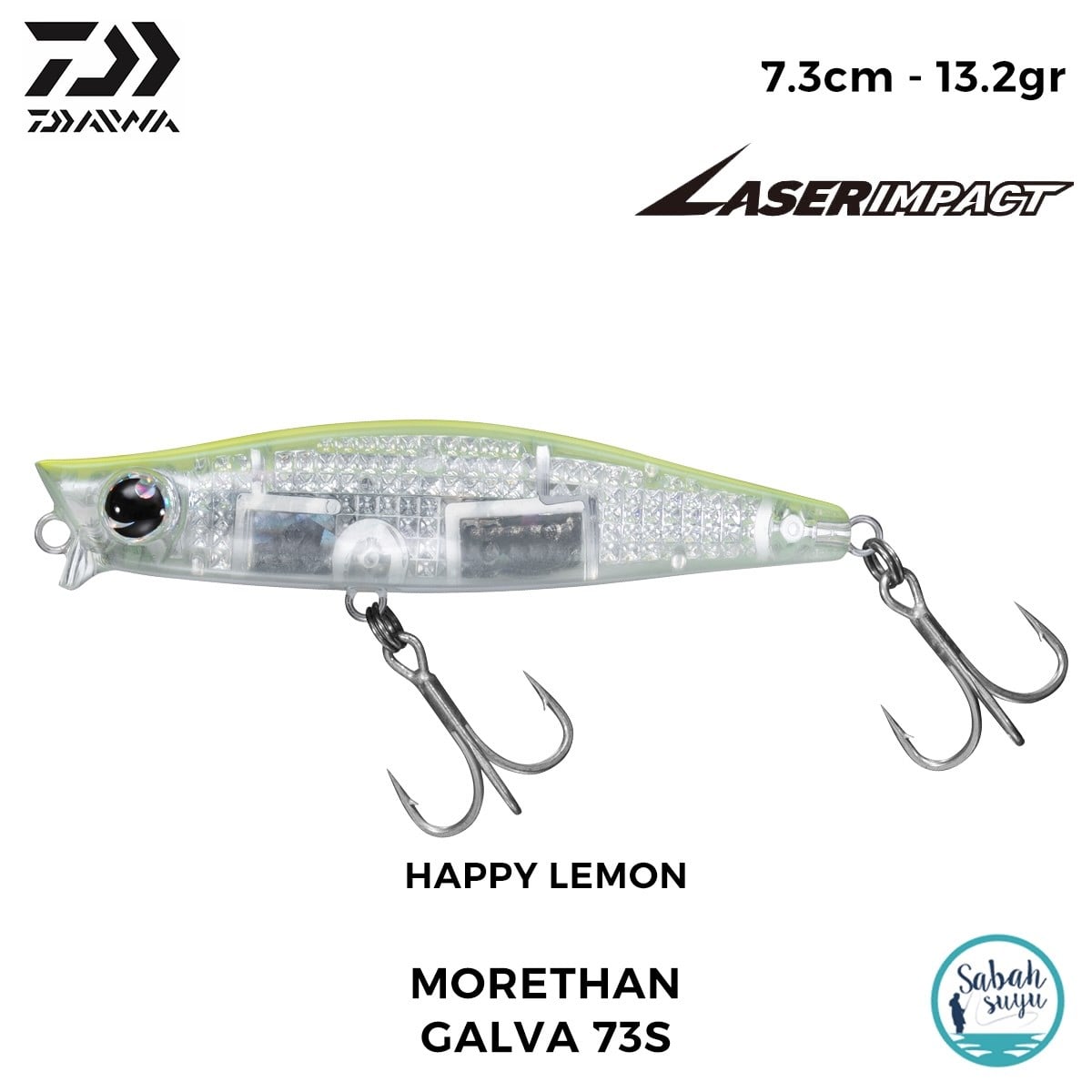 Daiwa Morethan Galva 73S-LI 7.3cm 13.2gr LI Happy Lemon