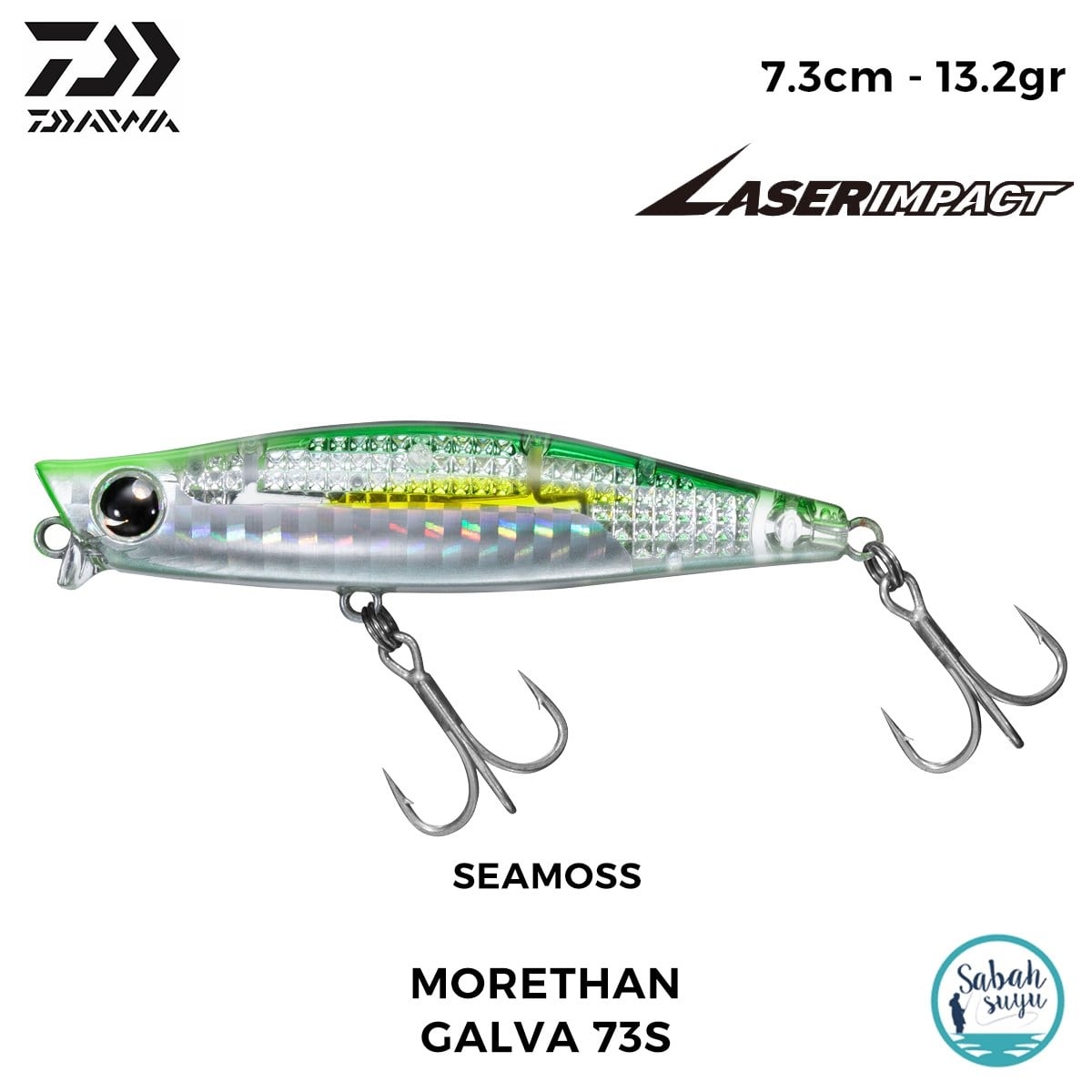 Daiwa Morethan Galva 73S-LI 7.3cm 13.2gr LI Seamoss
