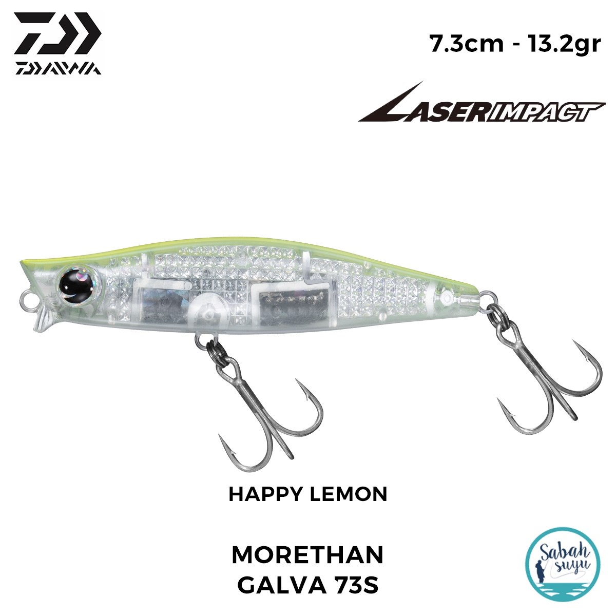 Daiwa Morethan Galva 73S-LI 7.3cm 13.2gr LI Happy Lemon