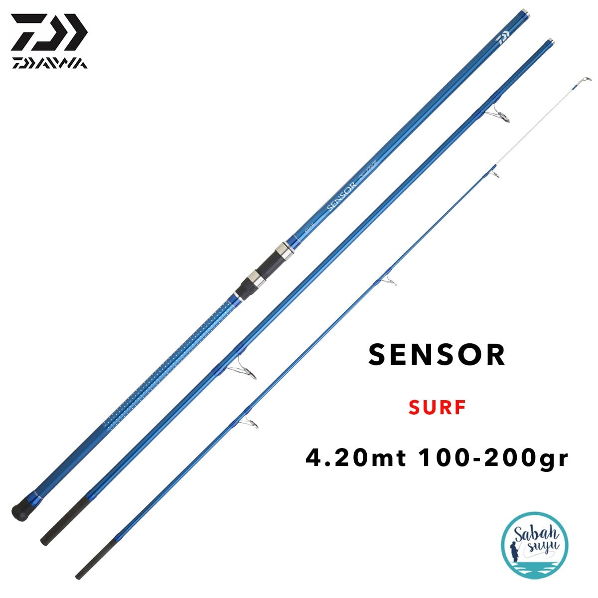 Daiwa Sensor CF 4.20mt 100-200gr (3P) Surf Kamış