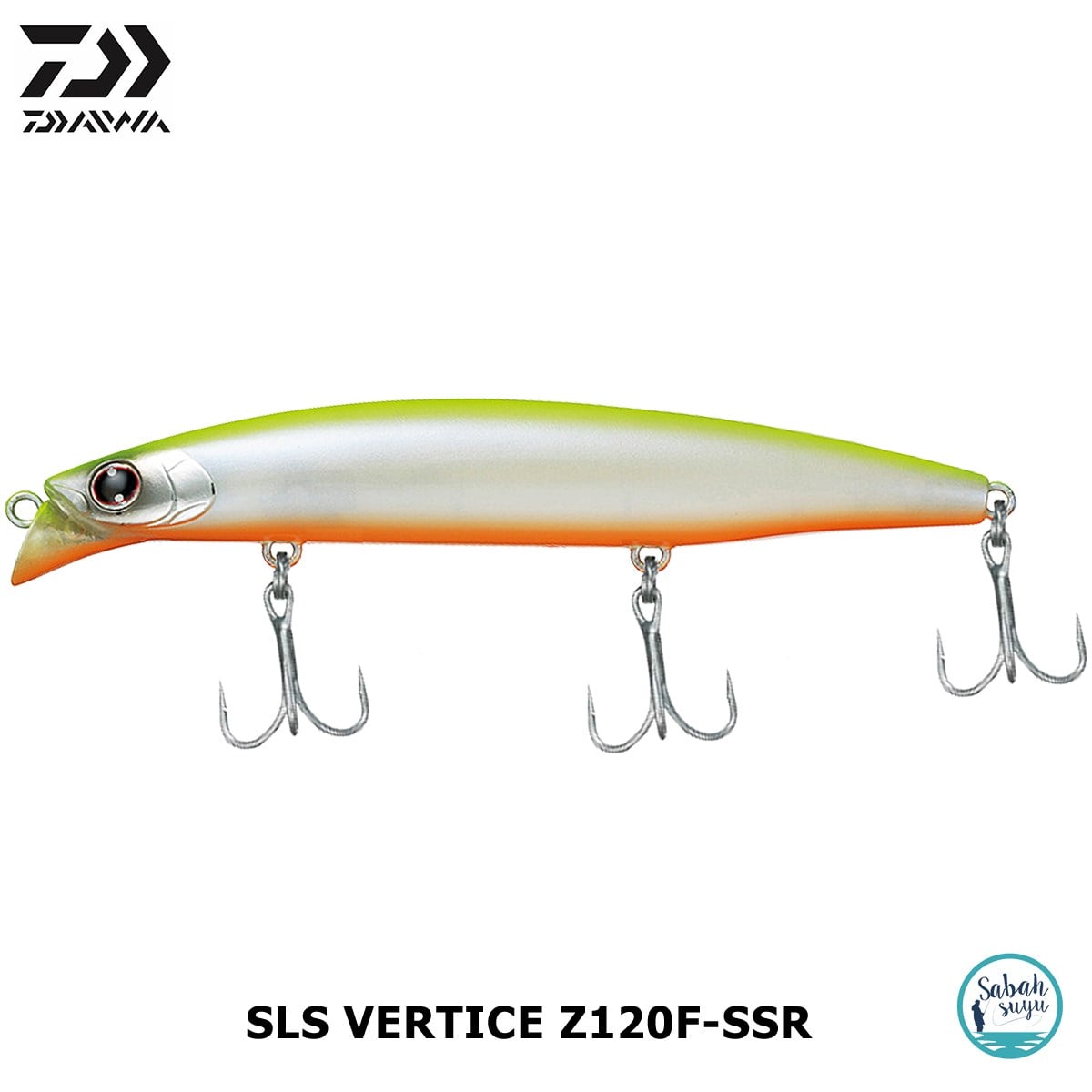 Daiwa SLS Vertice Z120F-SSR Suni Yem 12cm 19gr Chart Back Pearl