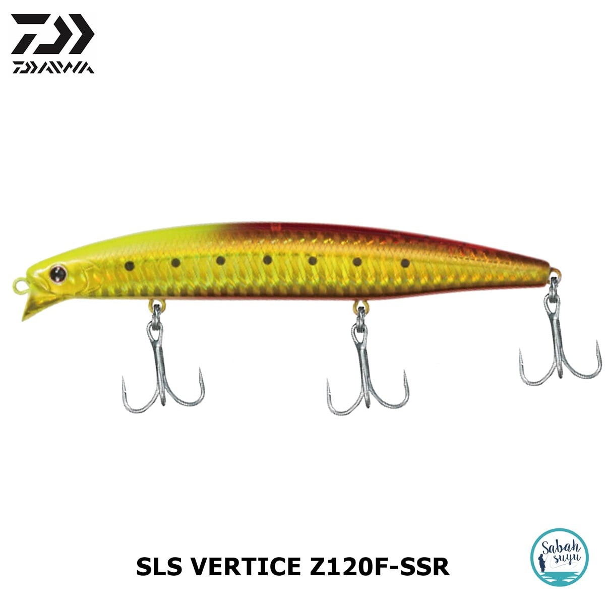 Daiwa SLS Vertice Z120F-SSR Suni Yem 12cm 19gr Burning Gold Iwashi