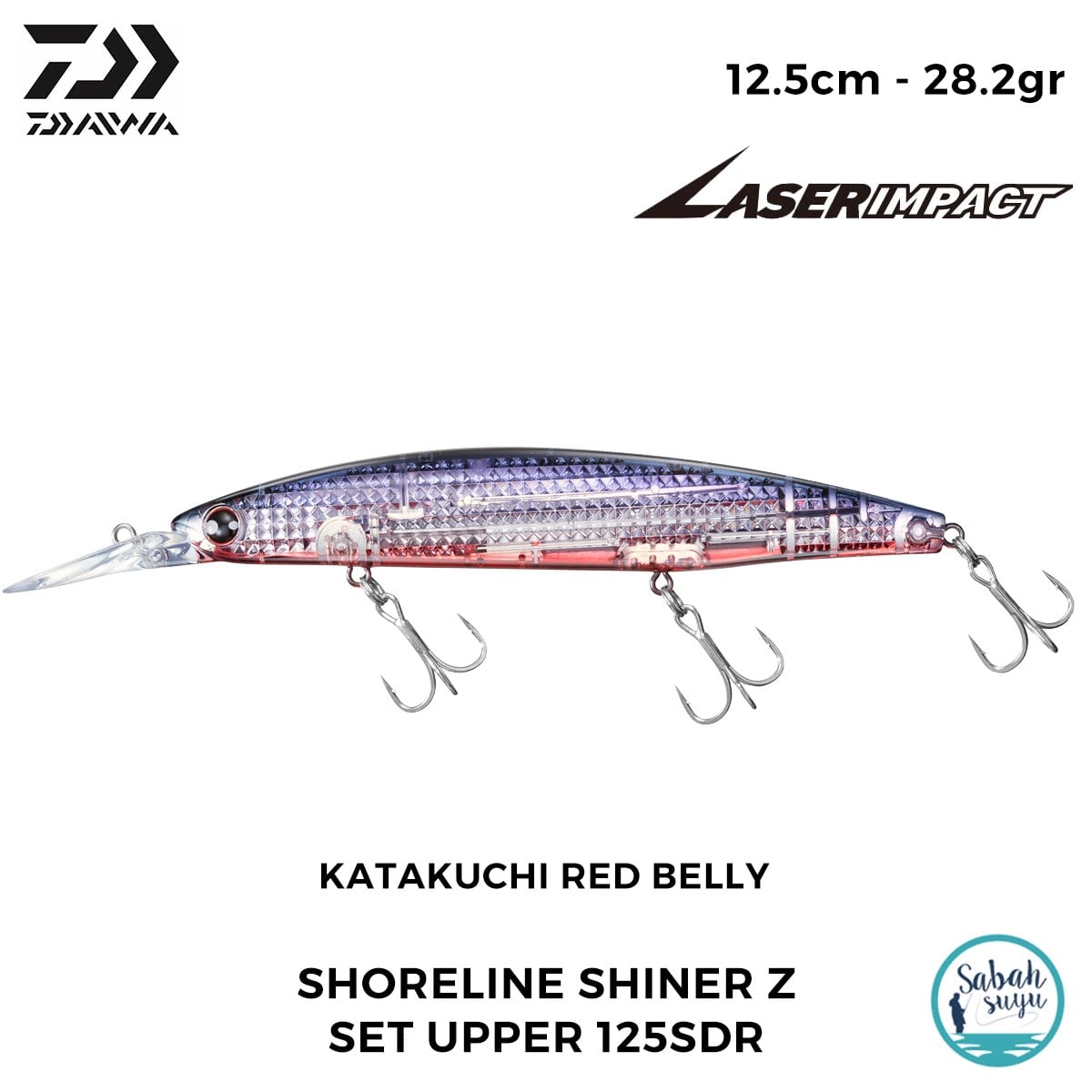 Daiwa SLS-Z Set Upper 125SDR-LI 12.5cm 28.2gr LI Katakuchi Red Belly