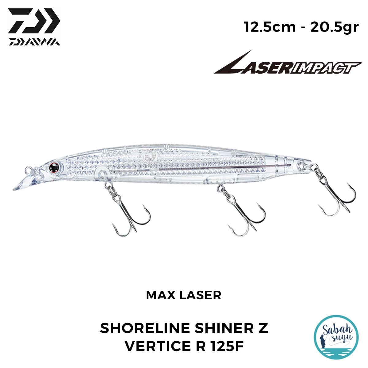 Daiwa SLS-Z Vertice R 125F-LI 12.5cm 20.5gr LI Max Laser