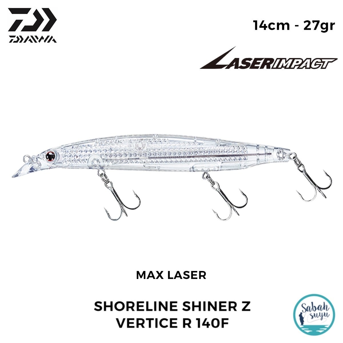 Daiwa SLS-Z Vertice R 140F-LI 14cm 27gr LI Max Laser