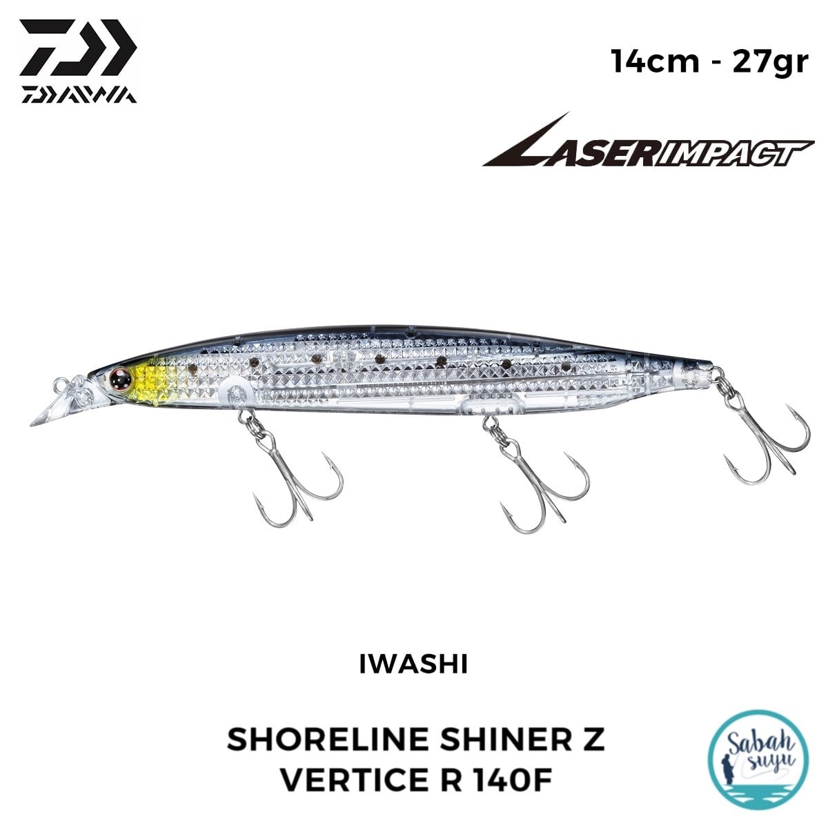 Daiwa SLS-Z Vertice R 140F-LI 14cm 27gr LI Iwashi