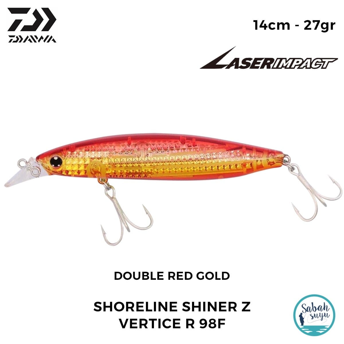 Daiwa SLS-Z Vertice R 98F-LI 9.8cm 16.2gr LI Double Red Gold