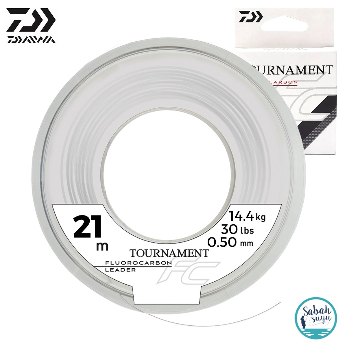 Daiwa Tournament FC Şok Lider Misina 0.50mm 14.40kg 30lbs 21mt