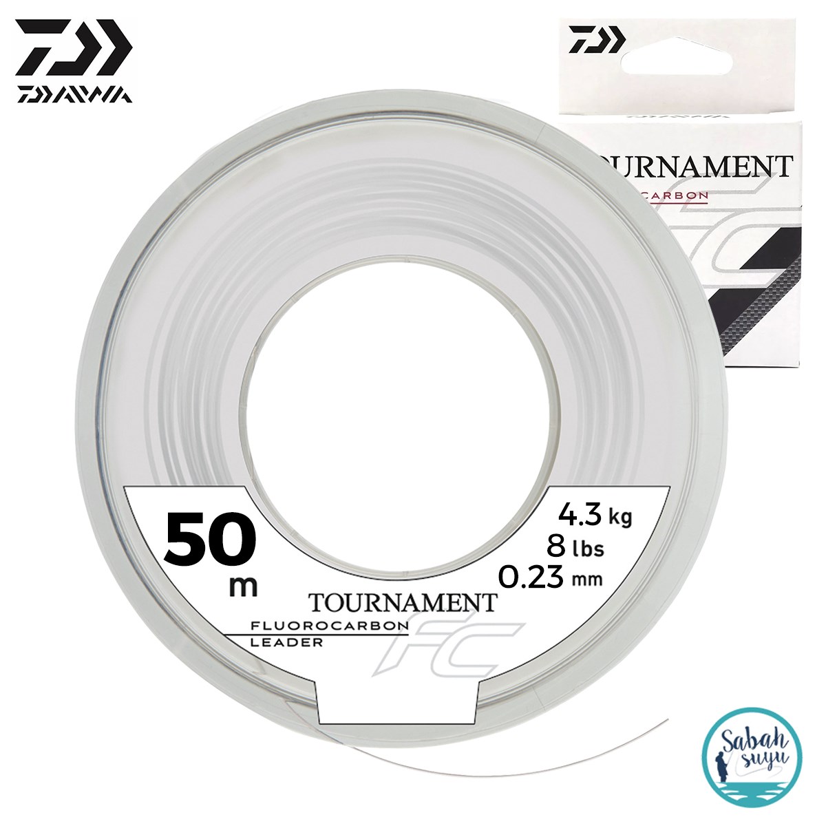 Daiwa Tournament FC Şok Lider Misina 0.23mm 4.30kg 8lbs 50mt