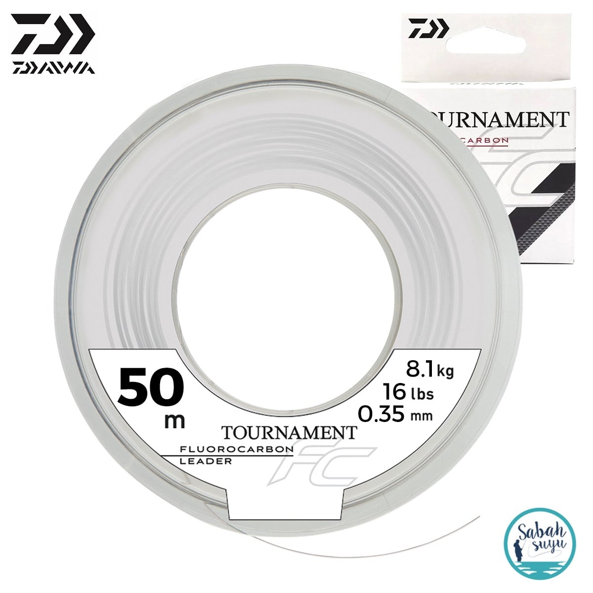 Daiwa Tournament FC Şok Lider Misina 0.35mm 8.10kg 16lbs 50mt