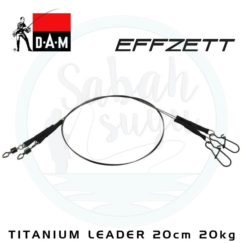 Dam Effzett Titanium Leader 20 cm 20 kg 2 Adet