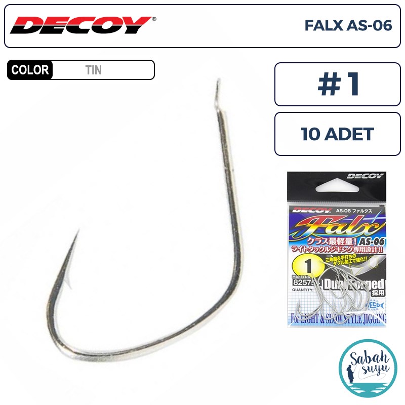 Decoy AS-06 Falx Jigging Asist İğne TIN #1 (10 Adet)