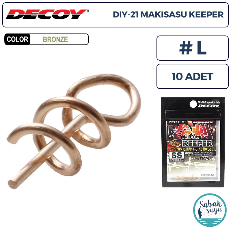 Decoy DIY-21 Makisasu Keeper Silikon Tutucu Yay #L (10 Adet)
