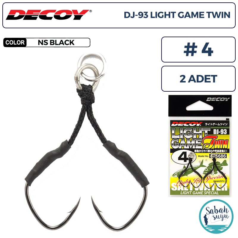 Decoy DJ-93 Light Game Çiftli Asist İğnesi #4 (2 Adet)