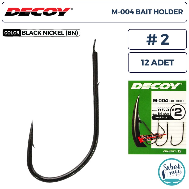 Decoy M-004 Bait Holder Olta İğnesi BN #2 (12 Adet)
