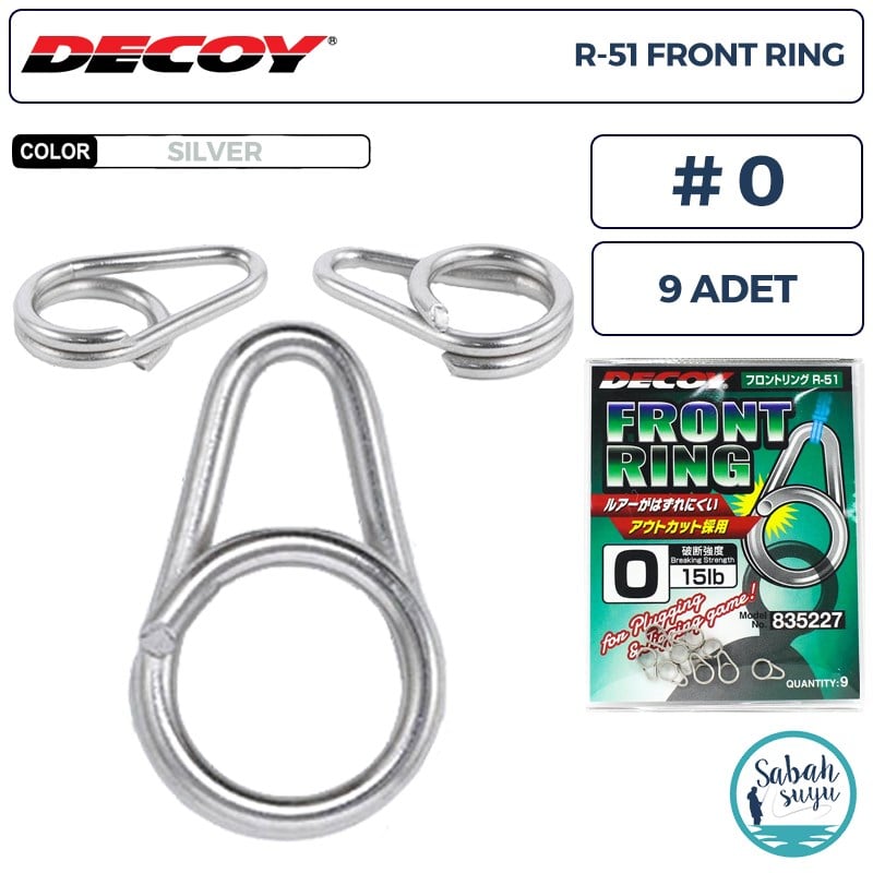 Decoy R-51 Front Ring Ön Halka #0 15lb (9 Adet)