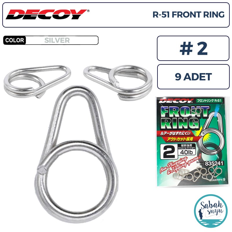 Decoy R-51 Front Ring Ön Halka #2 40lb (9 Adet)