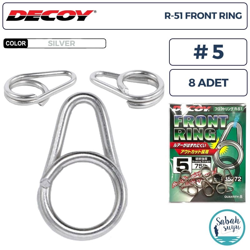 Decoy R-51 Front Ring Ön Halka #5 75lb (8 Adet)