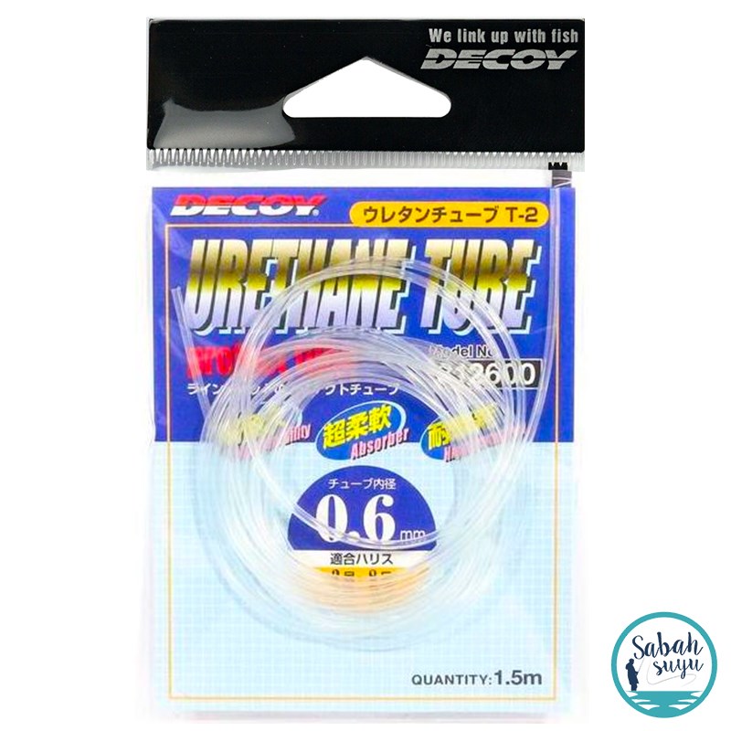 Decoy T-2 Urethane Tube Makaron 0.6mm 1.5mt Şeffaf