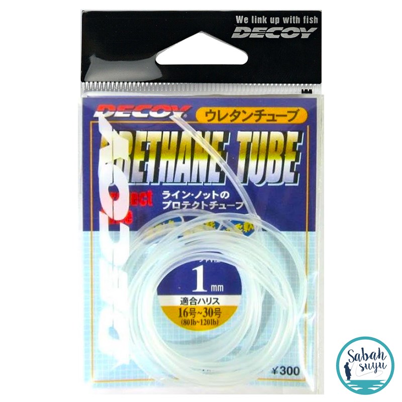 Decoy T-2 Urethane Tube Makaron 1.0mm 1mt Şeffaf