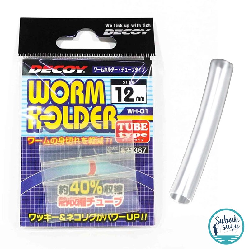 Decoy WH-01 Worm Holder Makaron 12mm Şeffaf