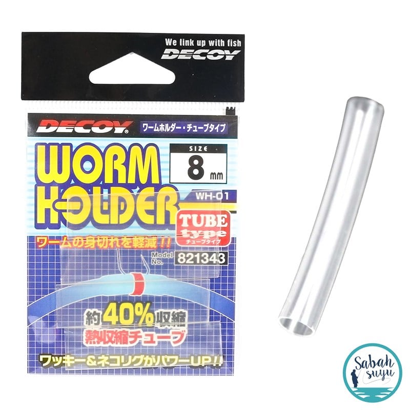 Decoy WH-01 Worm Holder Makaron 8mm Şeffaf