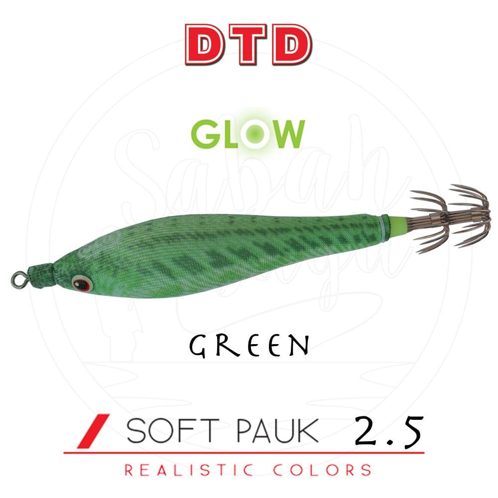 DTD Soft Pauk 2.5 70mm Kalamar Zokası Green