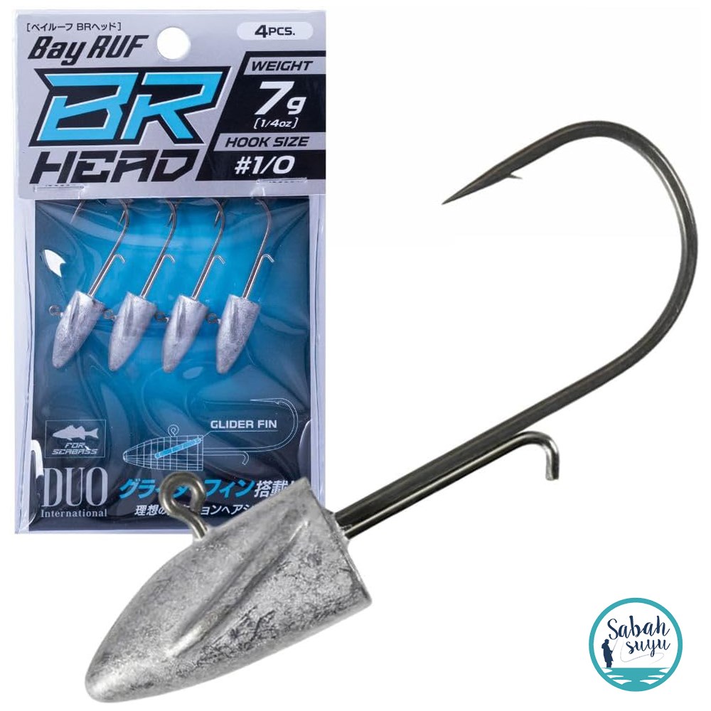 Duo Bay Ruf BR Head Jighead (JP) 7gr #1/0 (4 Adet)