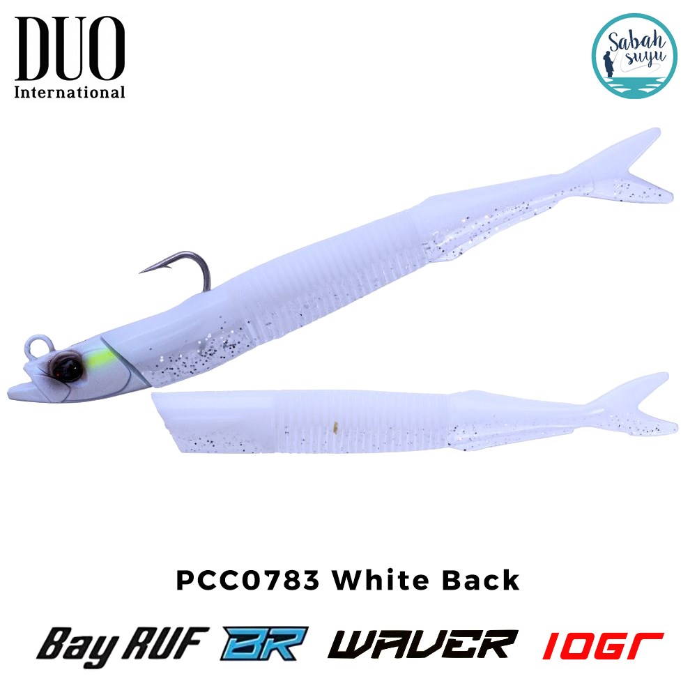 Duo Bay Ruf BR Waver ZN 10gr 13.5cm Combo (2+1) PCC0783 White Back