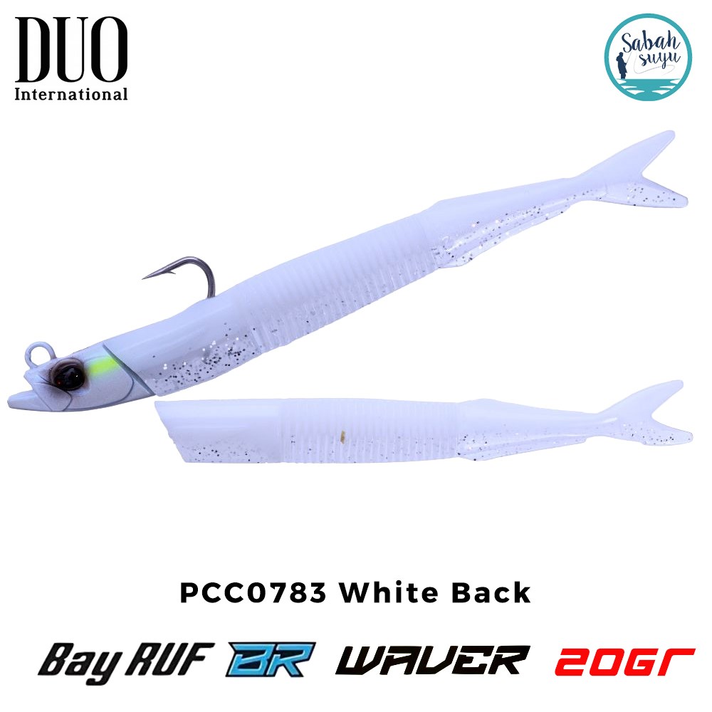 Duo Bay Ruf BR Waver ZN 20gr 15.5cm Combo (2+1) PCC0783 White Back