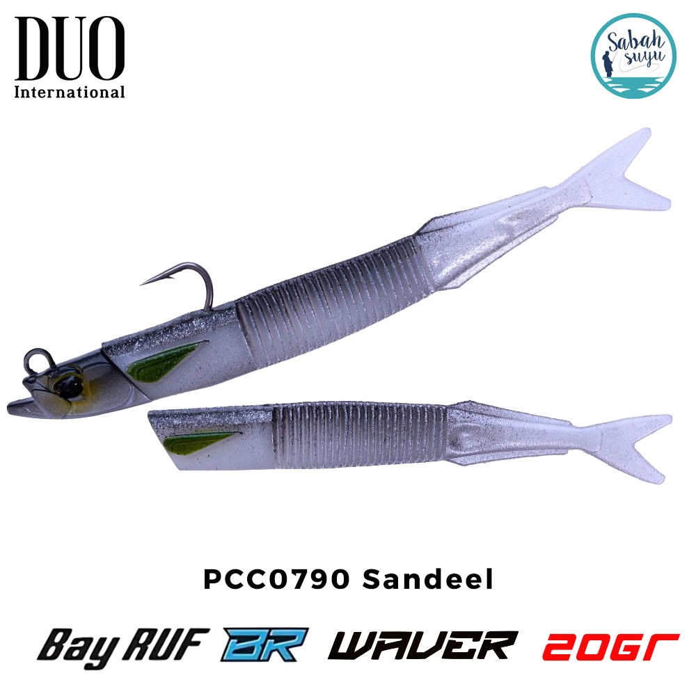 Duo Bay Ruf BR Waver ZN 20gr 15.5cm Combo (2+1) PCC0790 Sandeel