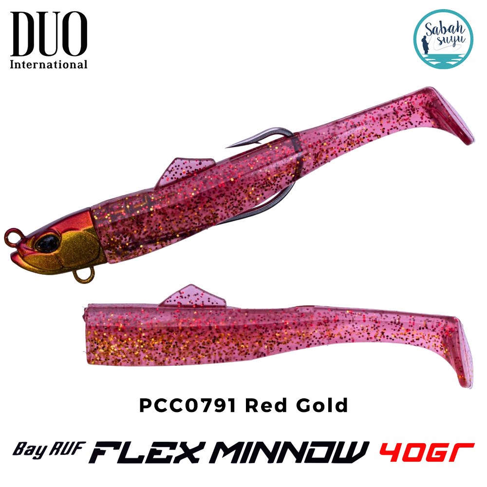 Duo Bay Ruf Flex Minnow ZN 40gr 16.5cm Combo (2+1) PCC0791 Red Gold