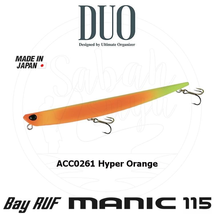 Duo Bay Ruf Manic 115 ACC0261 Hyper Orange