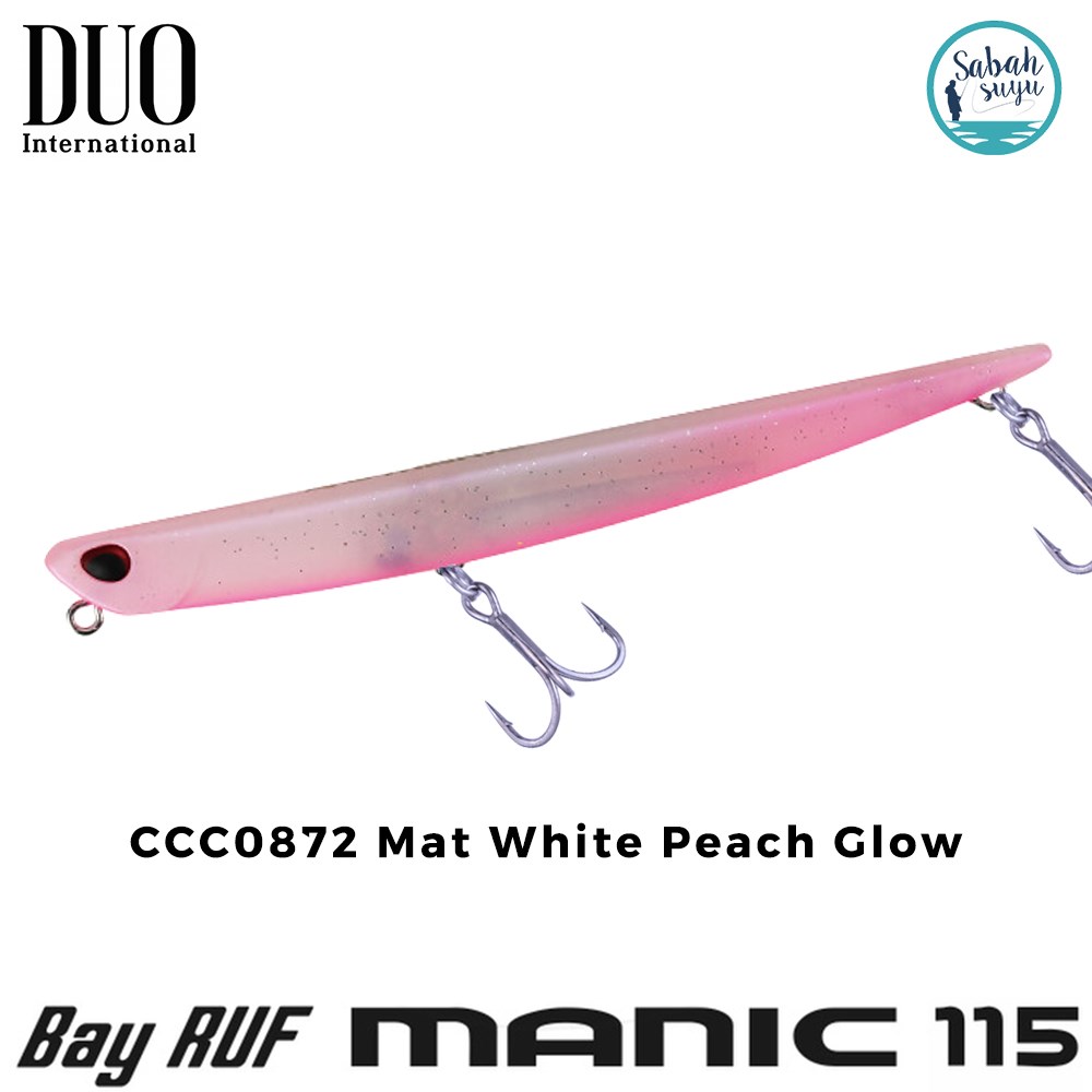 Duo Bay Ruf Manic 115 CCC0872 Mat White Peach Glow