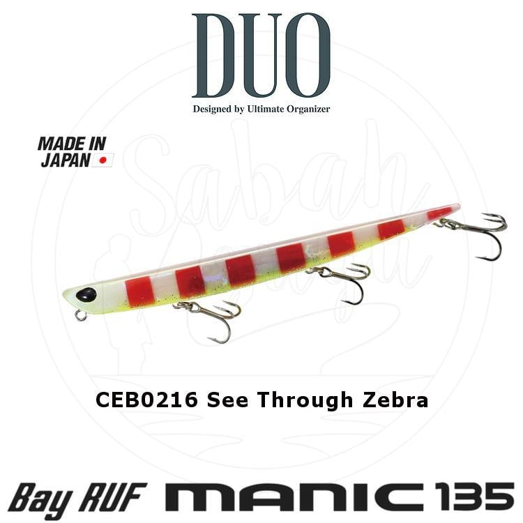 Duo Bay Ruf Manic 135 CEB0216 See Through Zebra