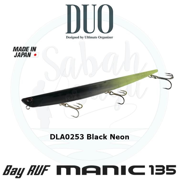 Duo Bay Ruf Manic 135 DLA0253 Black Neon