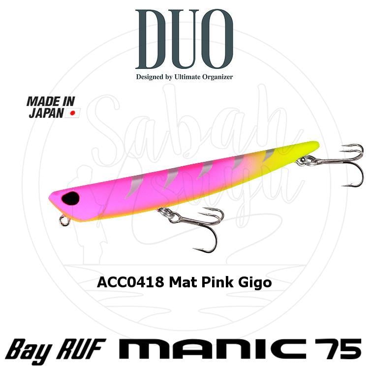 Duo Bay Ruf Manic 75 ACC0418 Mat Pink Gigo Sahte Balık