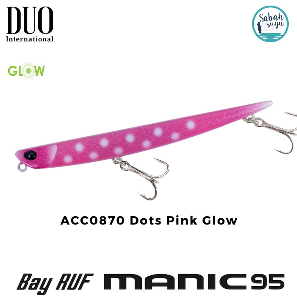 Duo Bay Ruf Manic 95 ACC0870 Dots Pink Glow