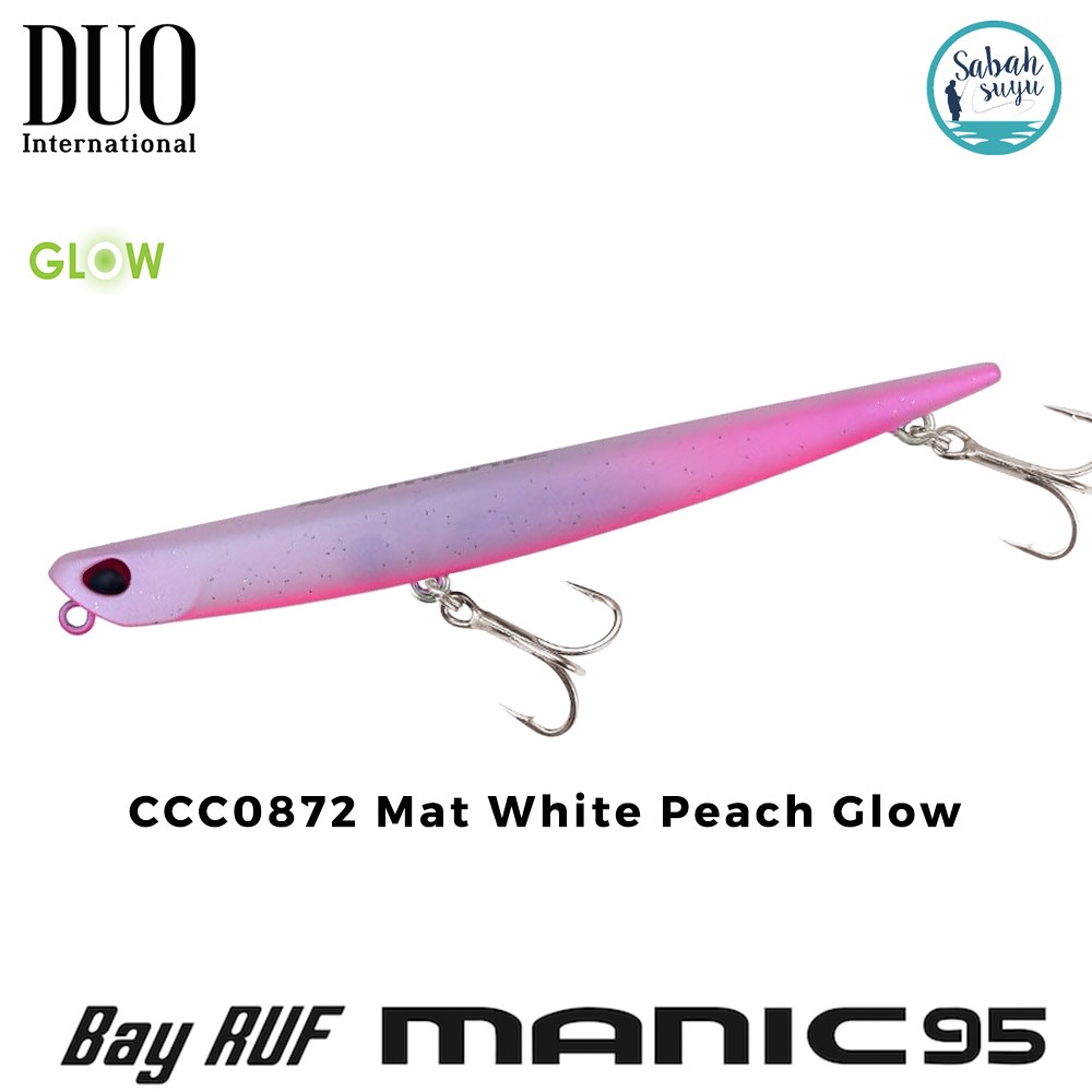 Duo Bay Ruf Manic 95 CCC0872 Mat White Peach Glow