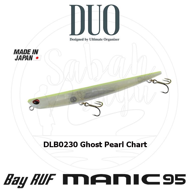 Duo Bay Ruf Manic 95 CK230 (DLB0230) Ghost Pearl Chart