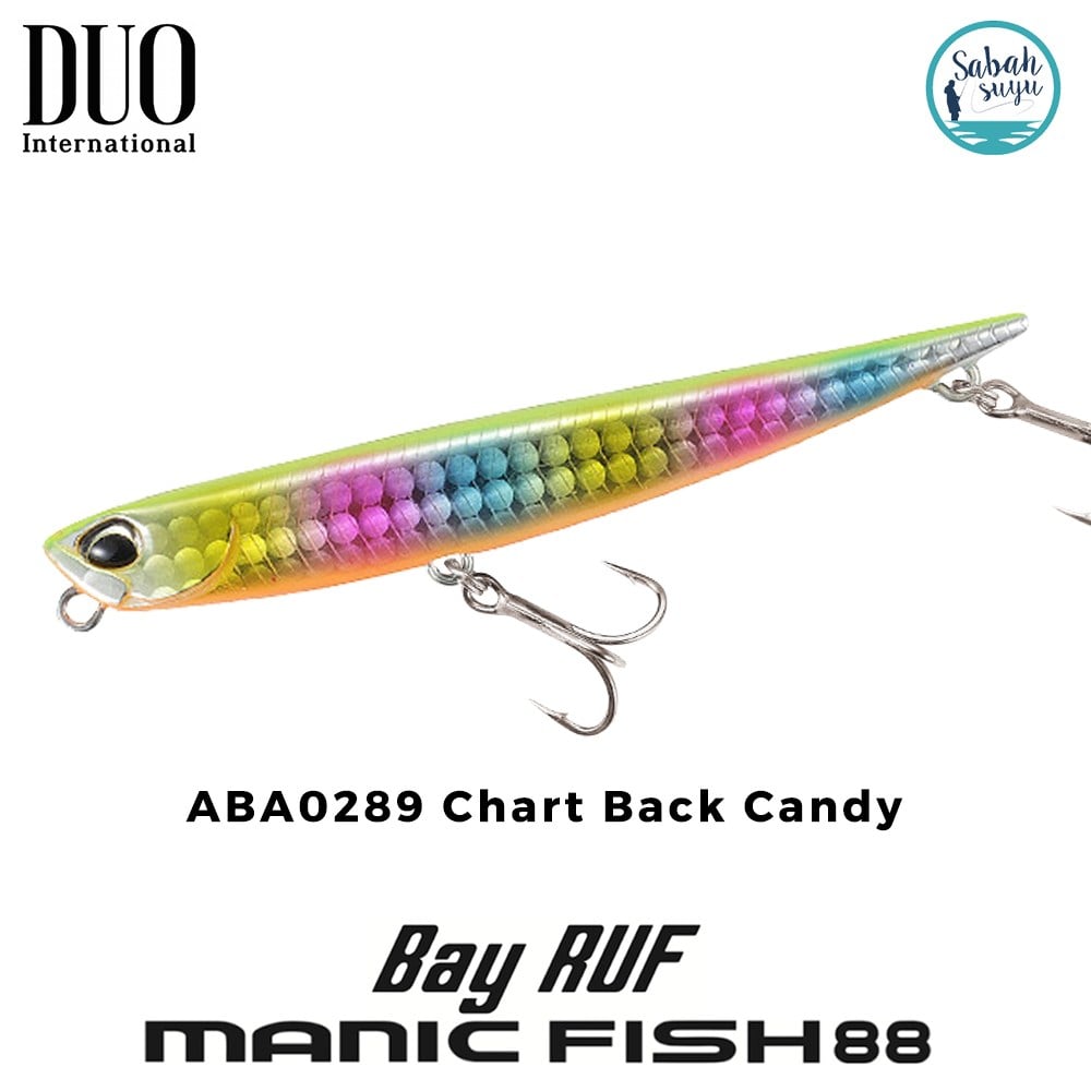 Duo Bay Ruf Manic Fish 88 ABA0289 Chart Back Candy