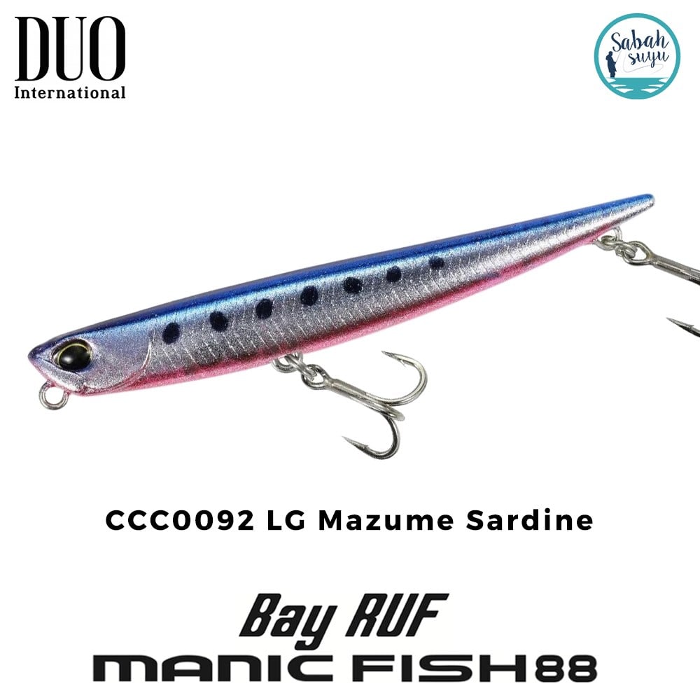 Duo Bay Ruf Manic Fish 88 CCC0092 LG Mazume Sardine