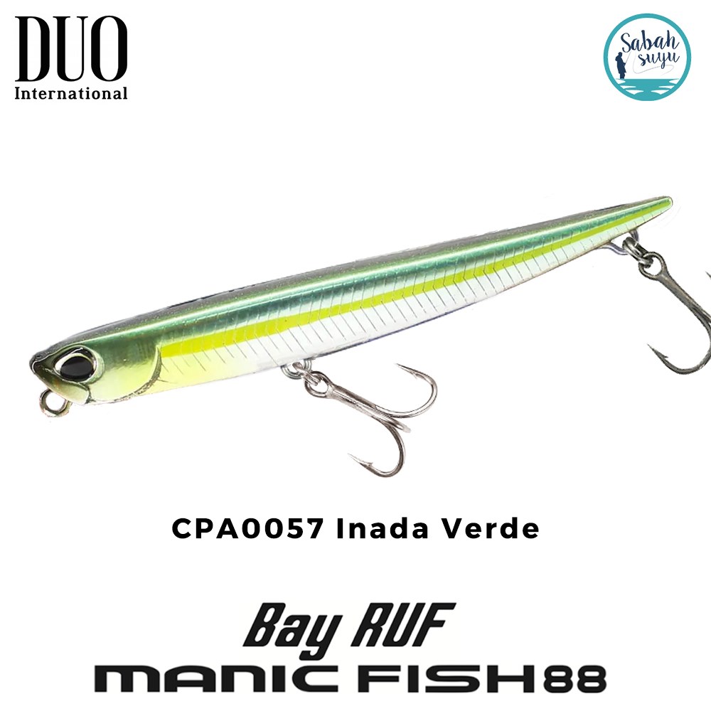 Duo Bay Ruf Manic Fish 88 CPA0057 Inada Verde