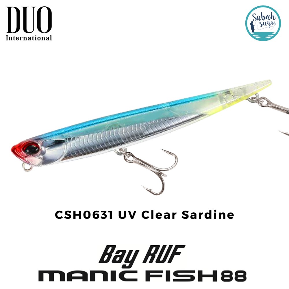 Duo Bay Ruf Manic Fish 88 CSH0631 UV Clear Sardine