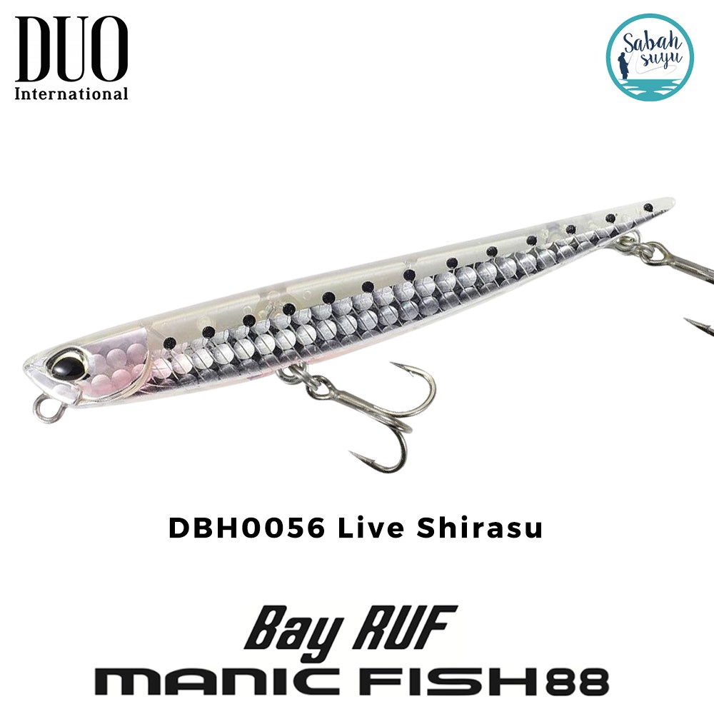 Duo Bay Ruf Manic Fish 88 DBH0056 Live Shirasu